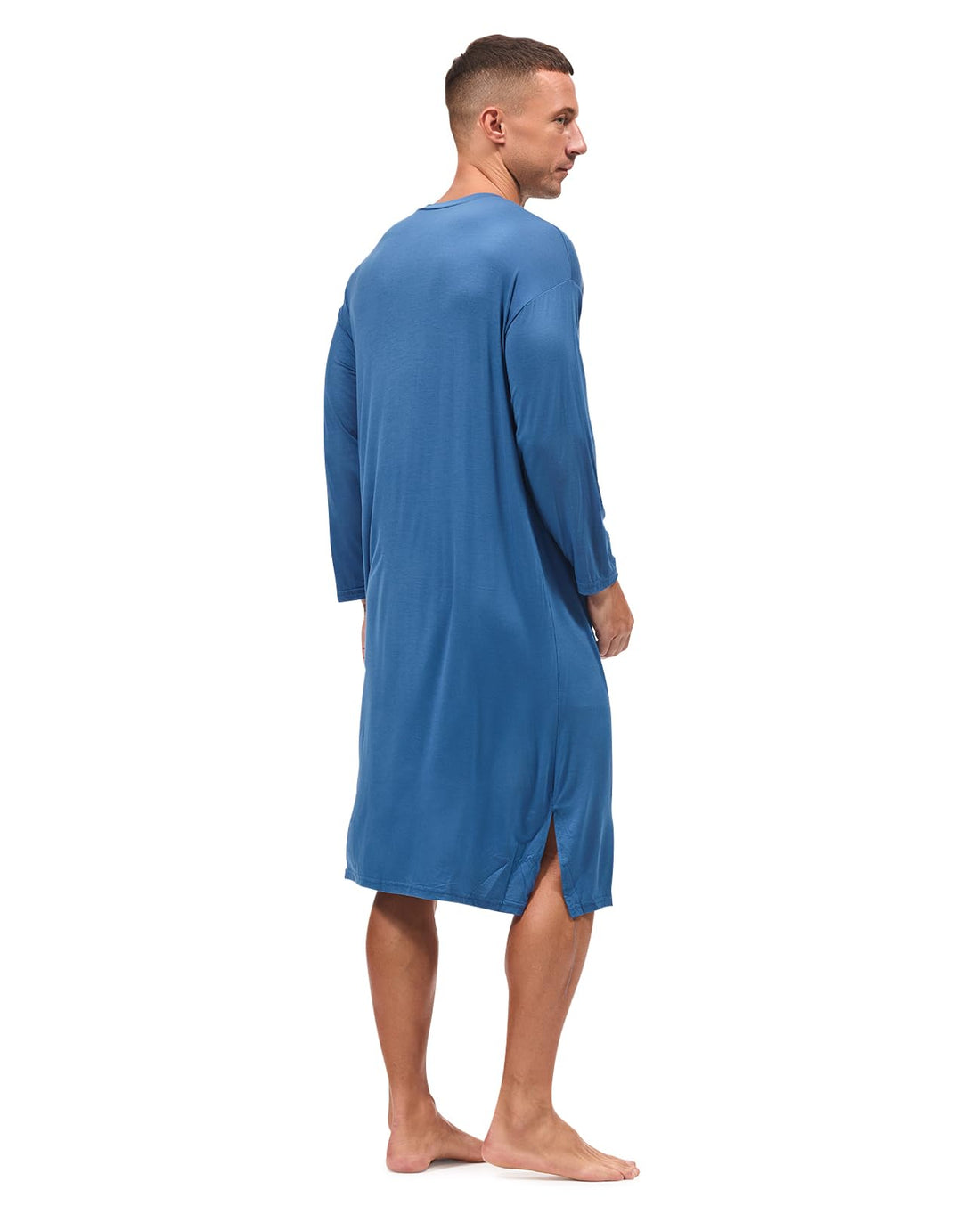 Modal Long Nightshirt - Relaxed Fit with Long Sleeves