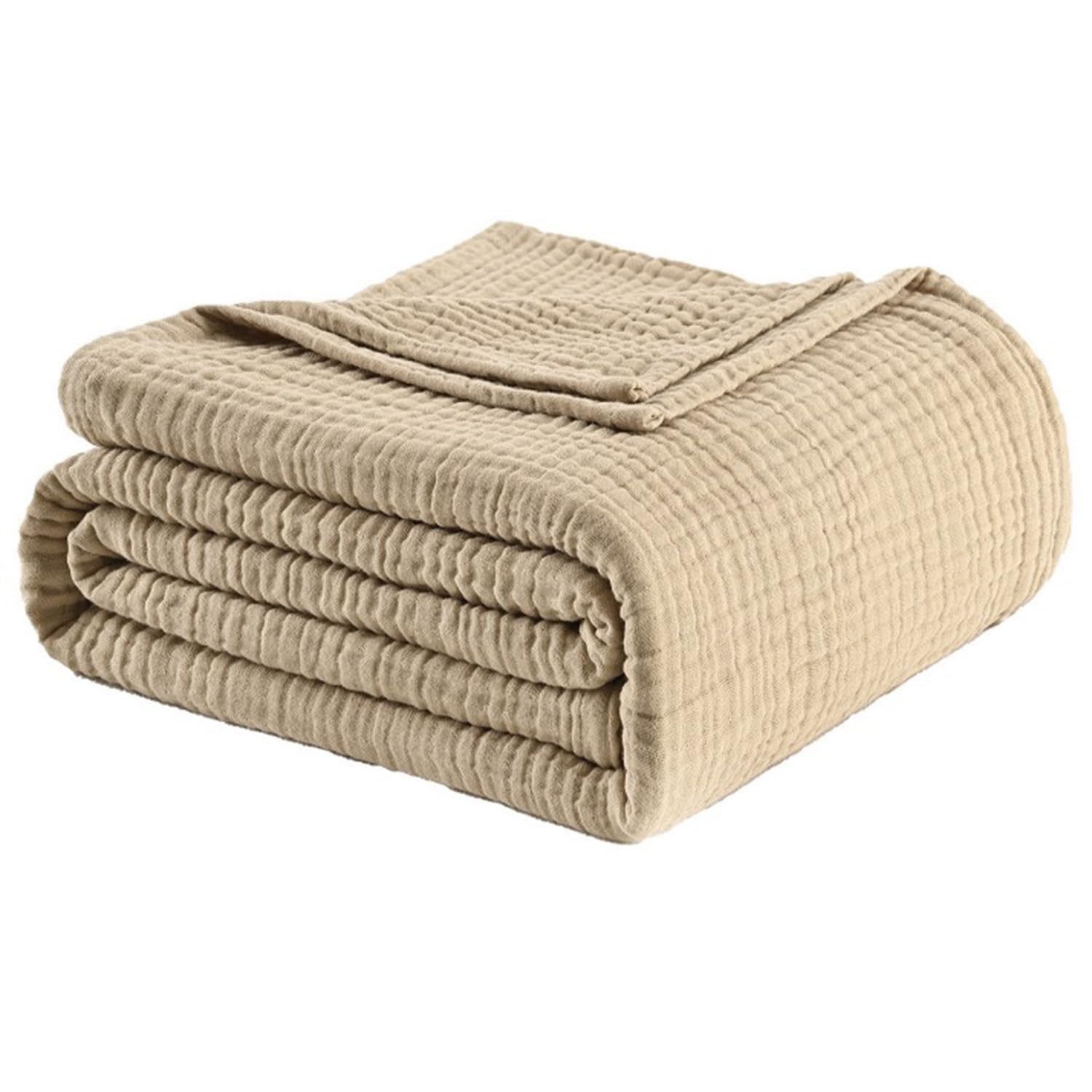 4-Layer Gauze Cotton Throw - Breathable Summer Blanket