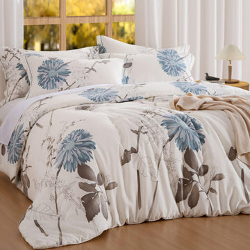 Cotton Botanical Comforter - 3-Piece Set